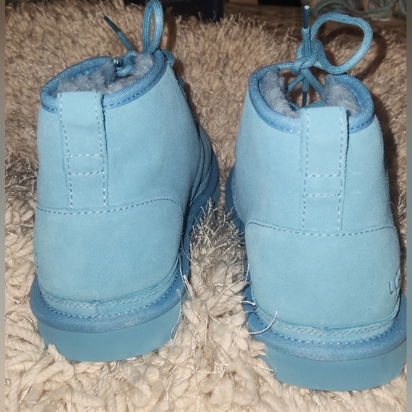 NEW Men's UGG Neumel Chukka Ankle Lite Blue Suede Boots (Size 10) - Picture 4 of 7